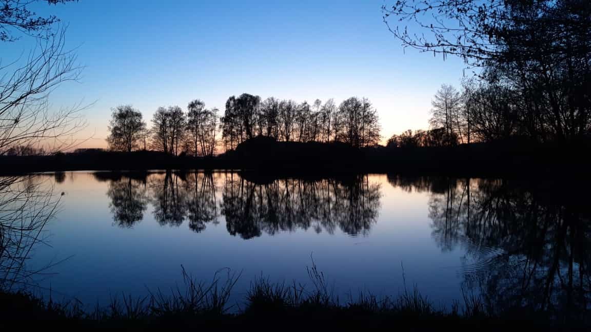 Sonnenuntergang Niederwinklinger Weiher